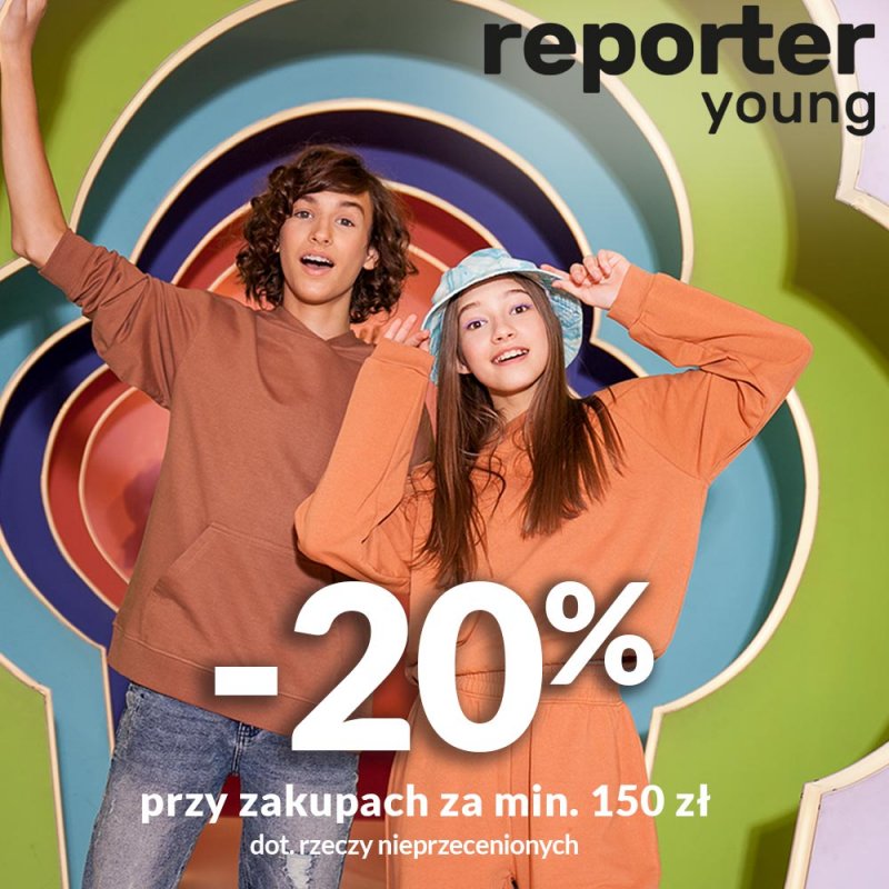 Rabat -20% w Reporter Young!