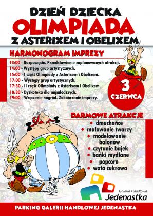 3 czerwca Dzień Dziecka Olimpiada z Asterixem i Obelixem