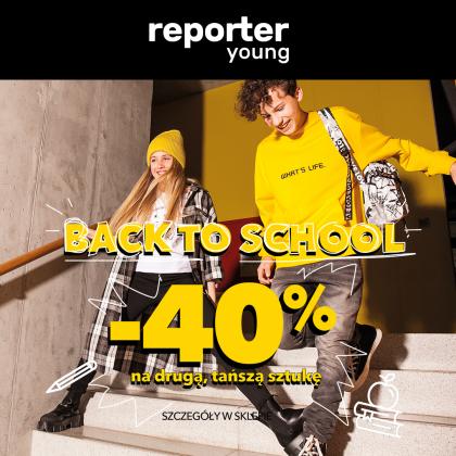 Back To School! Rabat -40% na drugą tańszą rzecz z nowej kolekcji!