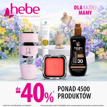Prezenty na Dzień mamy do - 40%