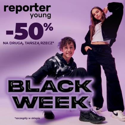 BLACK WEEK -50% na drugą, tańszą rzecz z całego asortymentu.