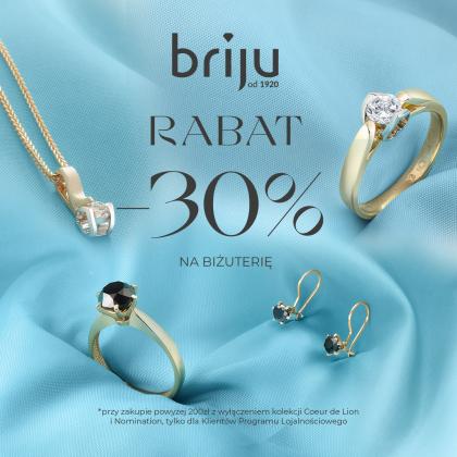 Rabat - 30% na biżuterię w Briju
