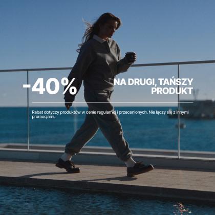 Rabat -40% na drugi, tańszy produkt w Diverse